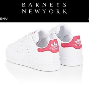 white pink adidas shoes